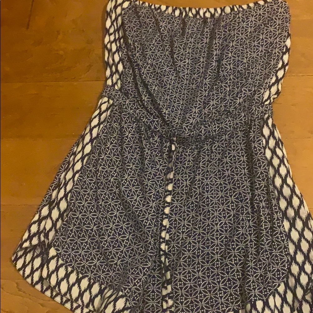 Strapless romper